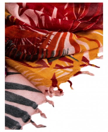 Палантин Женский W40-FEUILLE.D.ETE/ROSE